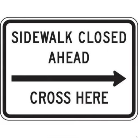 Accuform RAIL SIGN DO NOT PASS 30 in  X 24 in FRR741RA